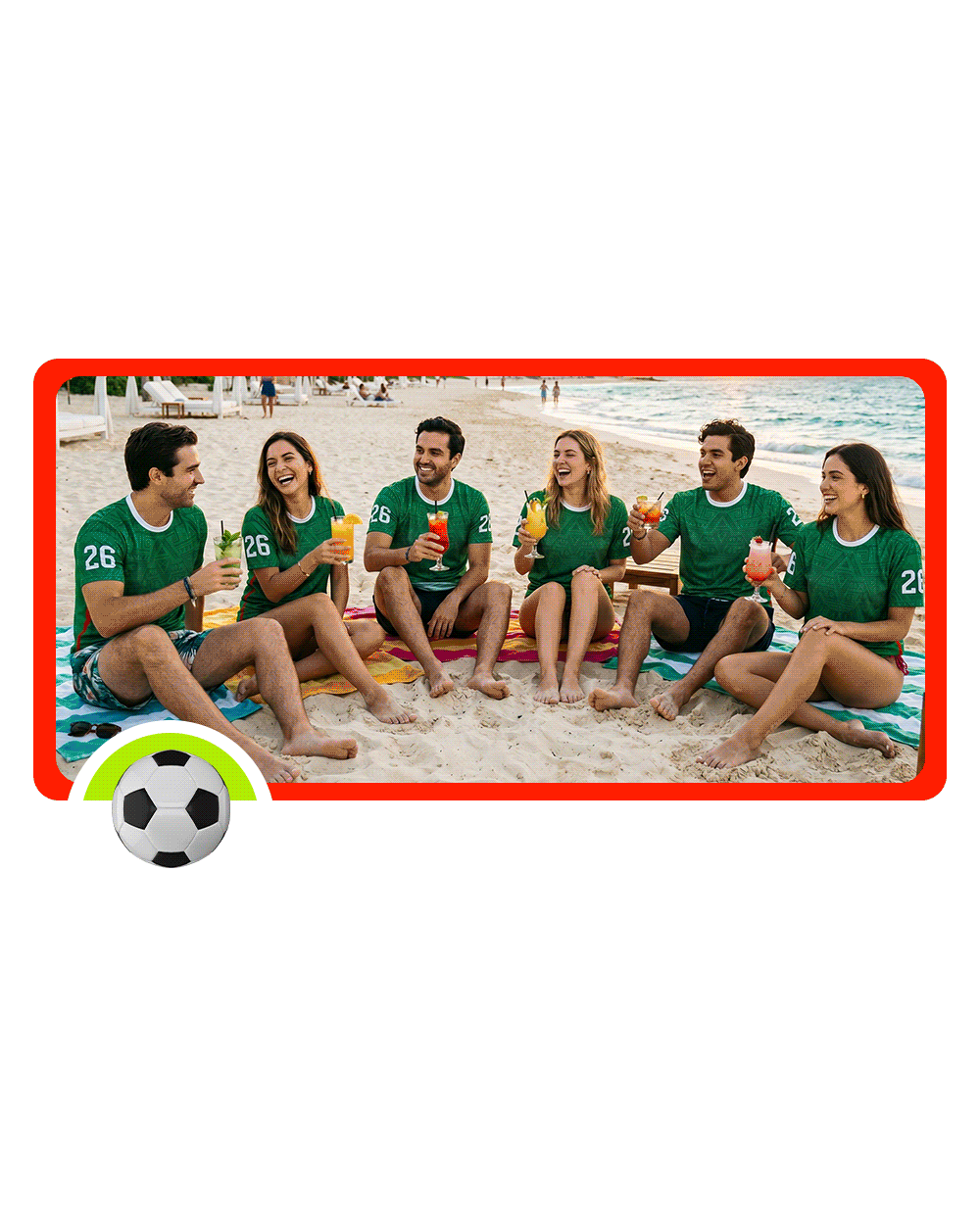 Verano de Fútbol, playa y resorts desde $299 USD*